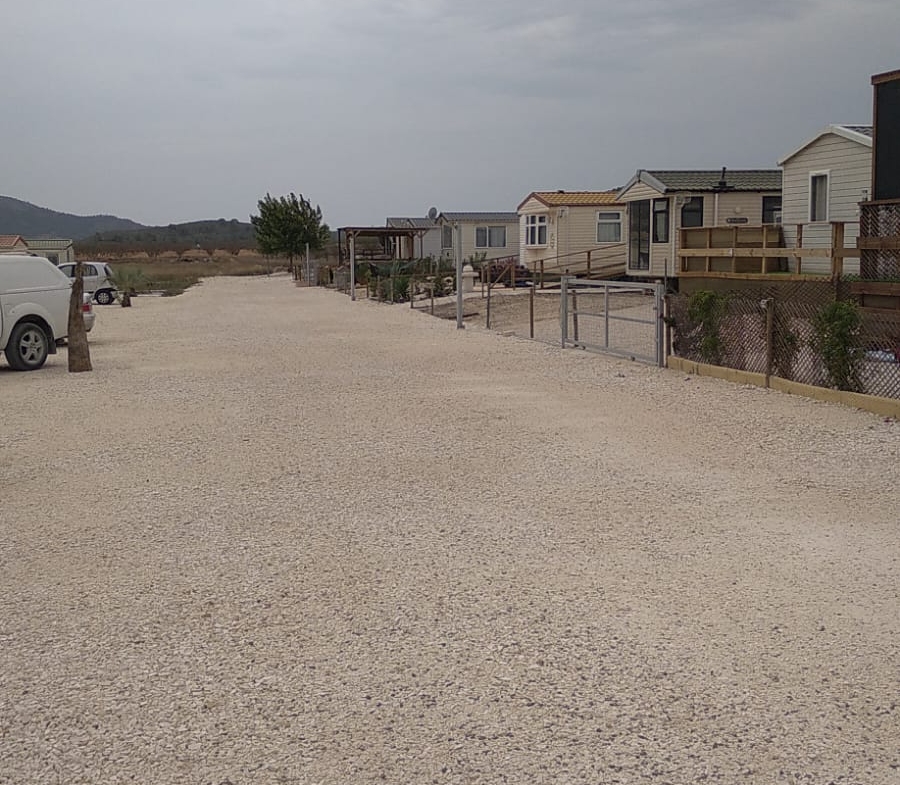 Car Park of static homes and campsite in Alicante