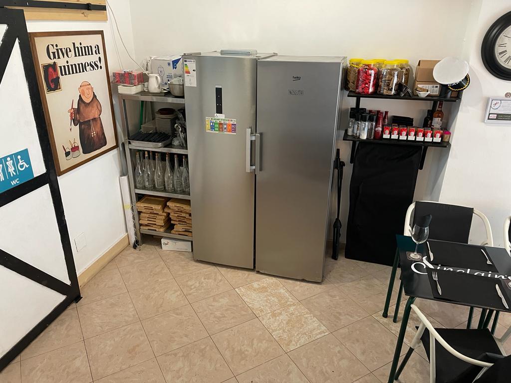 Fridge freezer and storage area